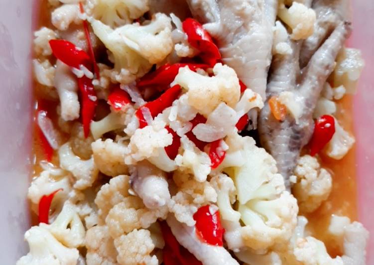 Oseng Ceker Kembang Kol 🐓