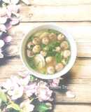 Canh Khoai Sọ Nấu Nấm Rơm