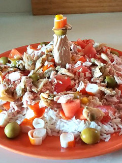 Una foto de Ensalada de arroz basmati