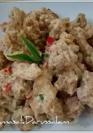 Foto resep Ayam PopCorn dengan Saus Telur Asin