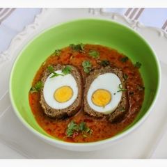 A picture of Nargisi Koftay - Pakistani Style Curried Scotch Eggs.