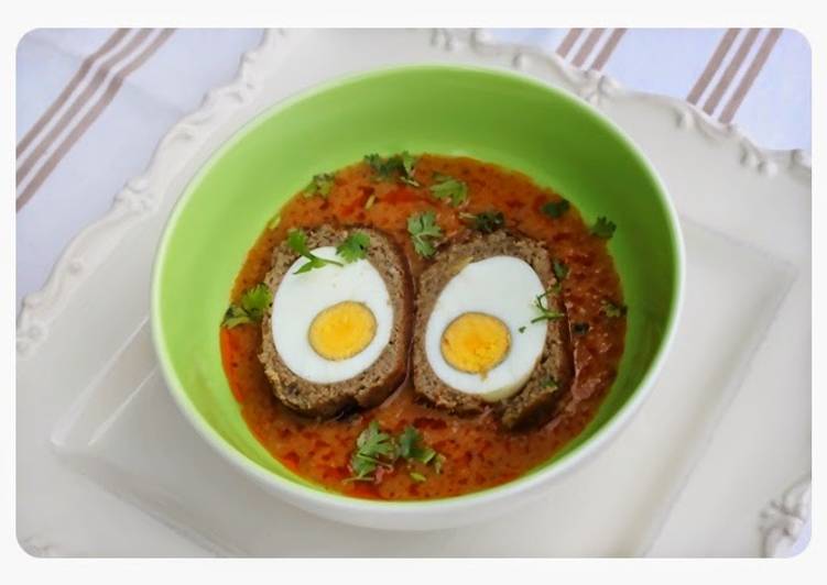 Easiest Way to Prepare Quick Nargisi Koftay - Pakistani Style Curried Scotch Eggs