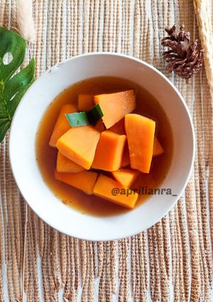 Foto resep Labu Kuning Kuah Gula Aren