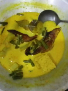 Foto resep Sayur ikan asap santen ala madura