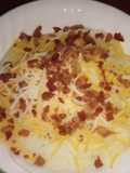 Cheesy bacon mashed potatoes