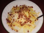 A picture of bacon butter mashed potatoes