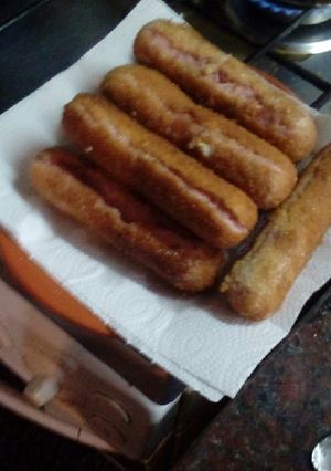 Una foto de Salchicha empanizada