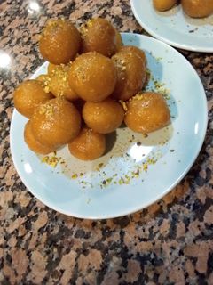 صورة لوصفة عوامة محشية قشطة