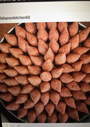 صورة لوصفة كبه مقليه لبنانيه