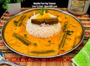 A picture of aloo kadhi