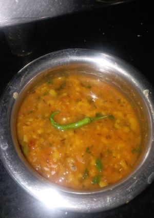 आयल बटर घी फ्री दाल तड़का (Oil butter ghee free dal tadka recipe in hindi) रेसिपी मुख्य फोटो