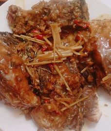 cá trắm kho thịt