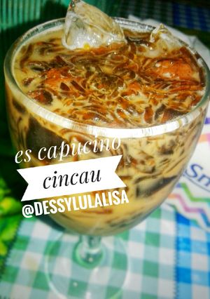 Foto resep Es capucino cincau #bikinramadhanberkesan (29)