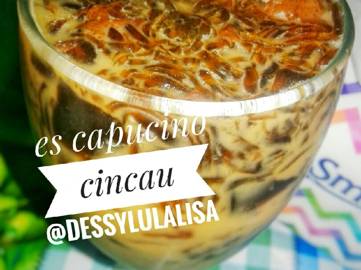 Langkah Mudah untuk Membikin Resep Es capucino cincau #bikinramadhanberkesan (29) yang Bisa Manjain Lidah Anti Ribet, Bikin Ngiler