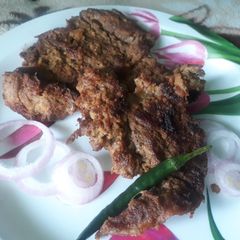 A picture of Pan fried chaanp.