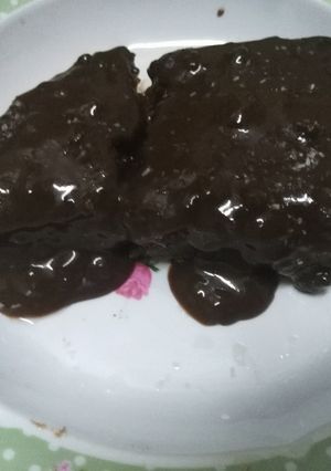 صورة لوصفة كيكه السبع معالق بى صوص الشوكولاته