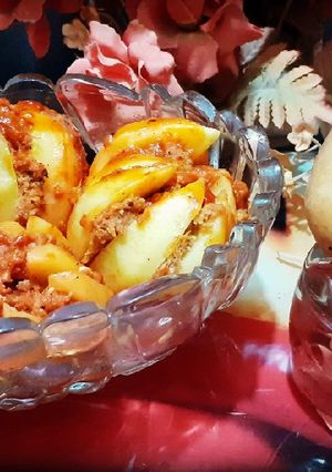 A picture of Potato minced Flowers.