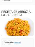 ARROZ A LA JARDINERAVenezuela