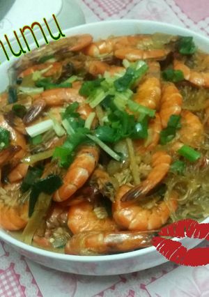 Foto resep #UDANG dan BIHUN masak PEDAS MANIS#