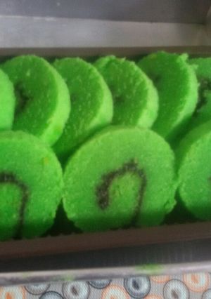 Foto resep Bolu gulung pandan