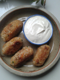 Una foto de Croquetas de Arroz y Garbanzos