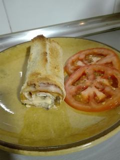 Una foto de Rollitos de champiñones bacon y queso