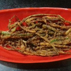 A picture of Kurkuri bhindi.
