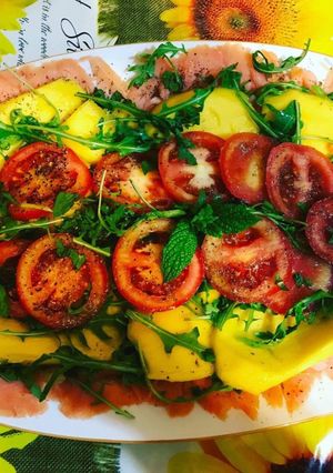 Foto di Insalatona di pesce,frutta,verdura,#cookpadchallenge