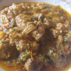 A picture of Mutton kadhai.