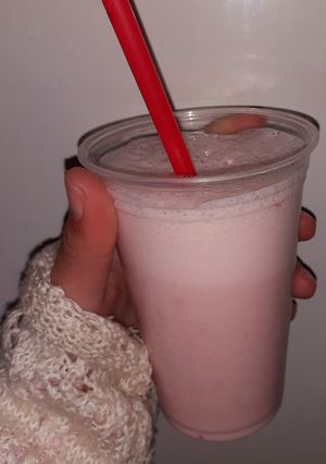 Una foto de Licuado de Frutilla