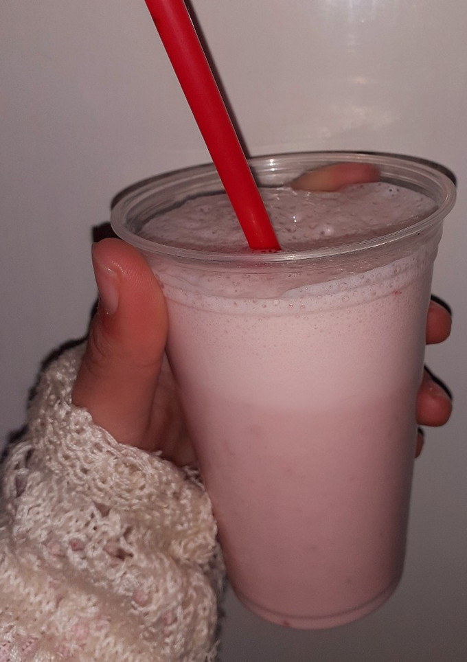 Una foto de Licuado de Frutilla
