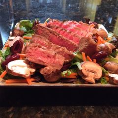 A picture of Seared Tuna Steak Salad.