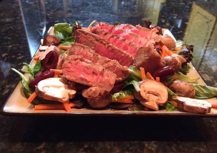 Recipe of Super Quick Homemade Seared Tuna Steak Salad