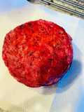 Title : beetroot roti or tortilla