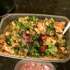 A picture of Salmon Quinoa Salad.