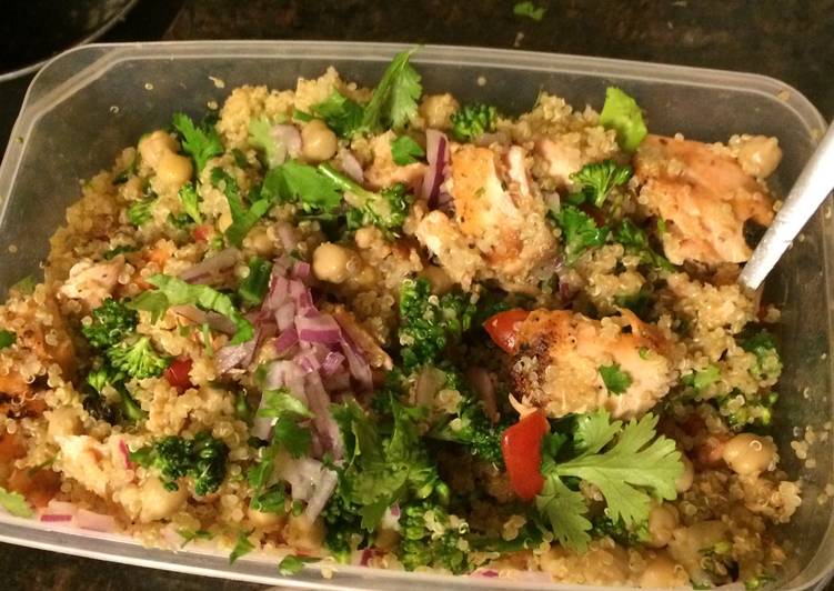 Recipe of Homemade Salmon Quinoa Salad