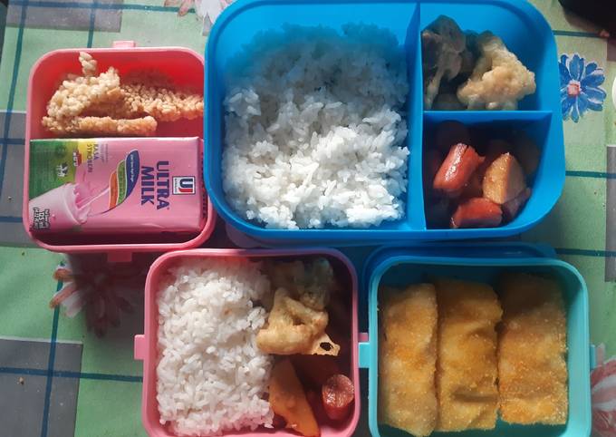 Cara bikin Bekal anak simple 2 (tumis sosis dan baso ikan) Cara bikin Bekal anak simple 2 (tumis sosis dan baso ikan)
