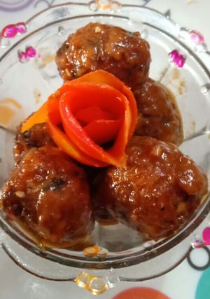 A picture of Veg Manchurian.