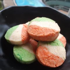 A picture of Tricolor nankhatai.