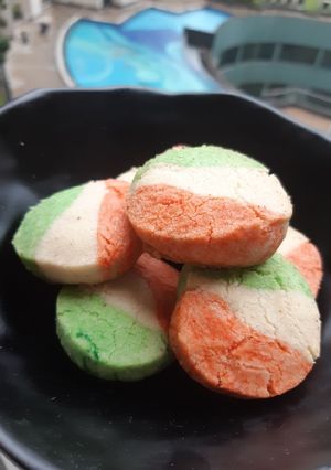 A picture of Tricolor nankhatai.