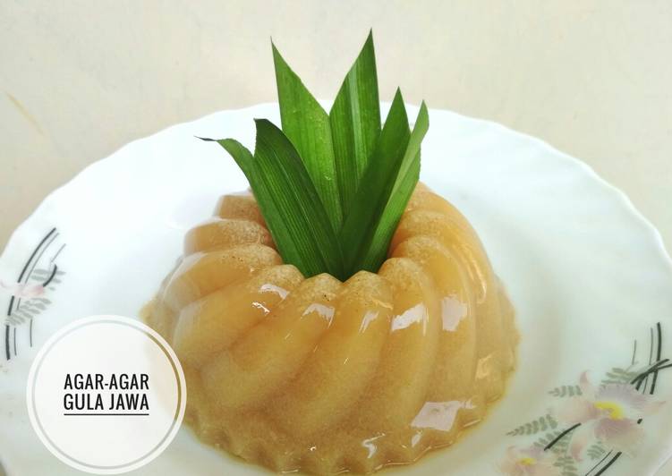 Bagaimana Membuat Agar-agar Gula Jawa, Menggugah Selera