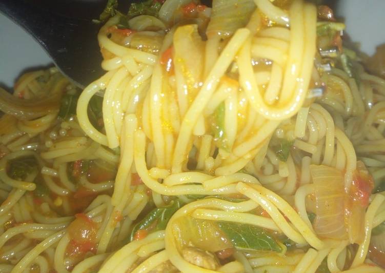 Recipe of Ultimate Simple spaghetti