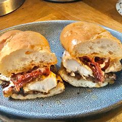 Chicken Cheesesteak Sandwich 🥪 A picture of Chicken Cheesesteak Sandwich 🥪.