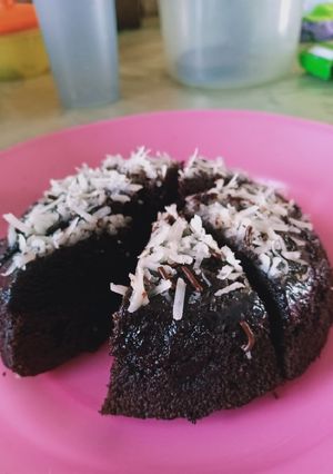 Foto resep Brownies 1 telur kukus simple tanpa DCC (takaran sendok)