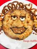 Chocolate dry fruits paradha