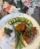 Gà sốt mật ong (honey sauce chicken)