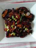 Asia Pilze in klebriger Sauce
