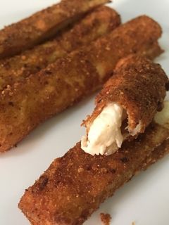 صورة لوصفة لفائف الجبن بالبقسماط