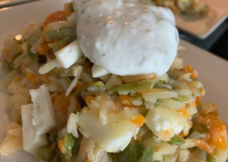 Ensaladilla especial con lactonesa