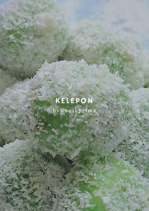 Foto resep Kelepon dengan kelapa kering (porsi kecil)